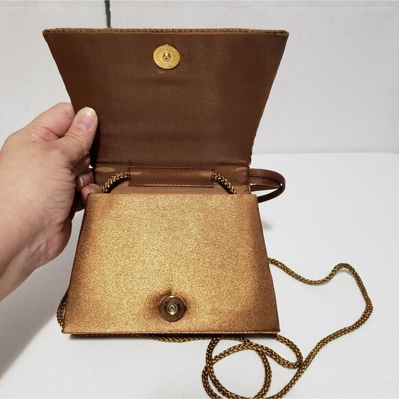 Jessica McClintock Soft Satin Sheen Party Evening Bag - Picture 5 of 10